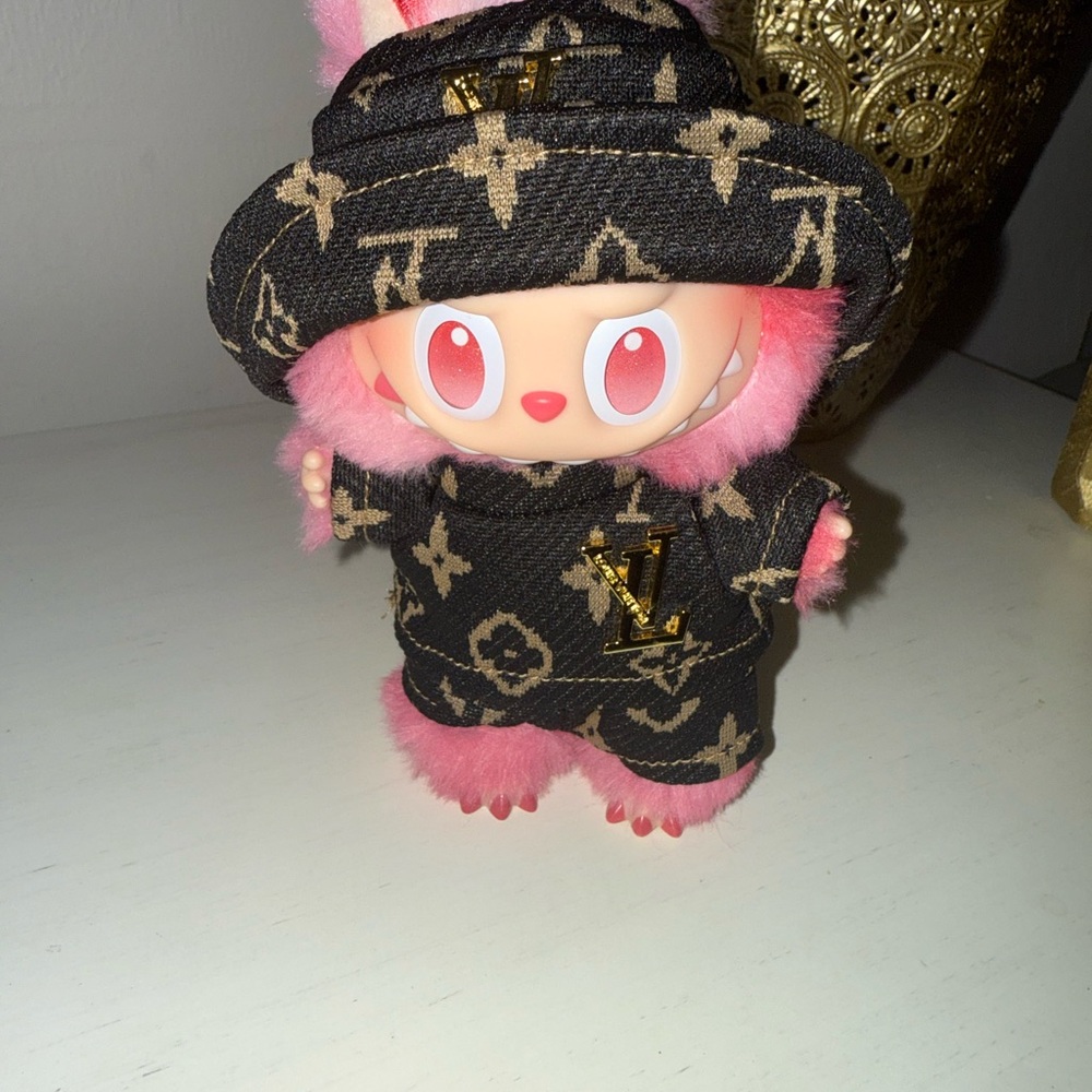 Pink and Black Designer Toy